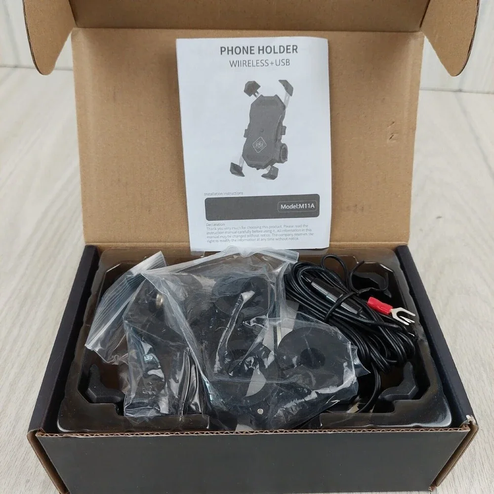 iMESTOU‎ Waterproof Motorcycle Wireless Phone Qi/ USB Quick Charger 3.0 New